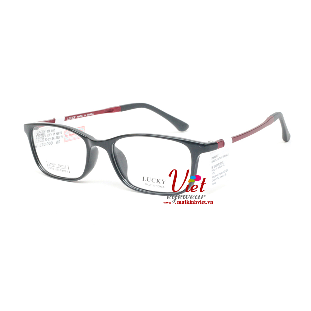 Gọng kính Lucky LK9011 BKRED